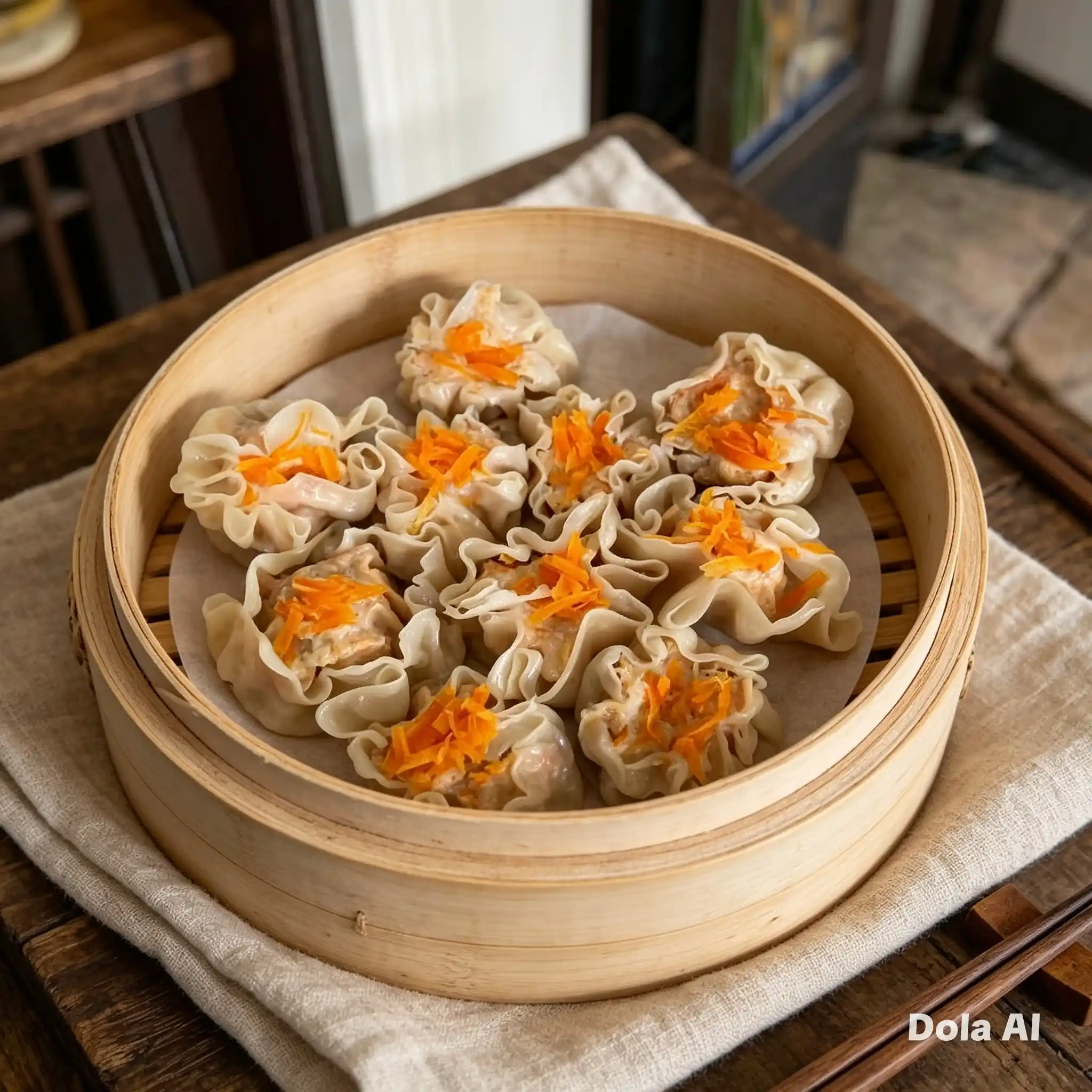 Dimsum Ayam Toping Wortel